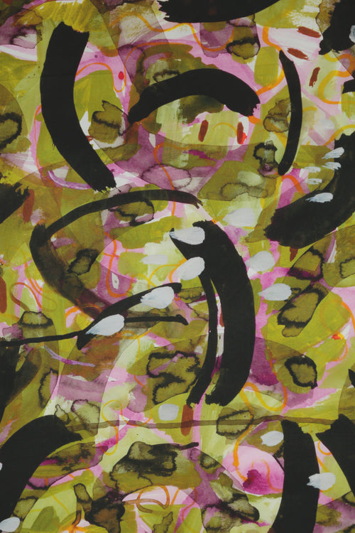 'Groundless 1' Silk Scarf