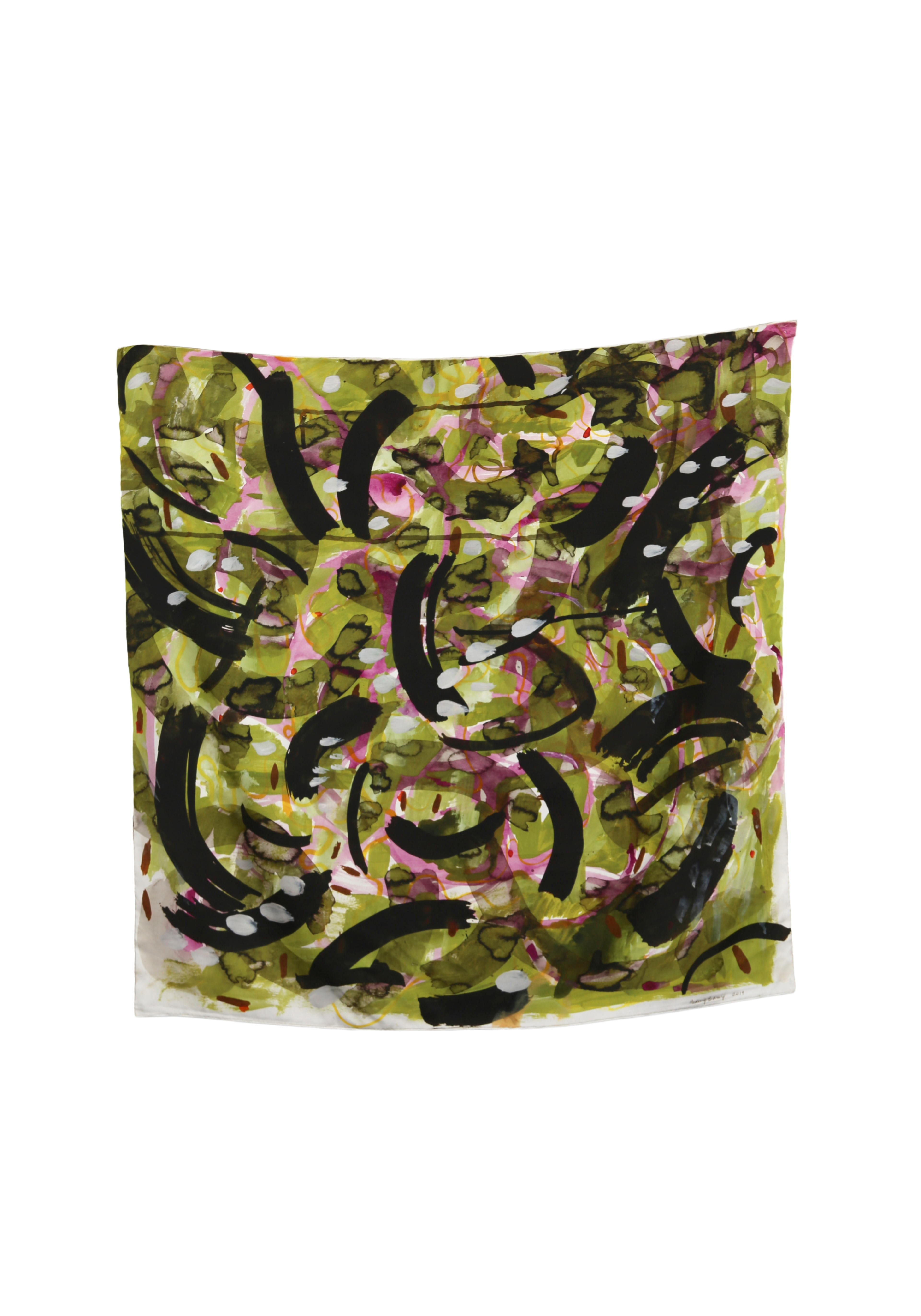 'Groundless 1' Silk Scarf