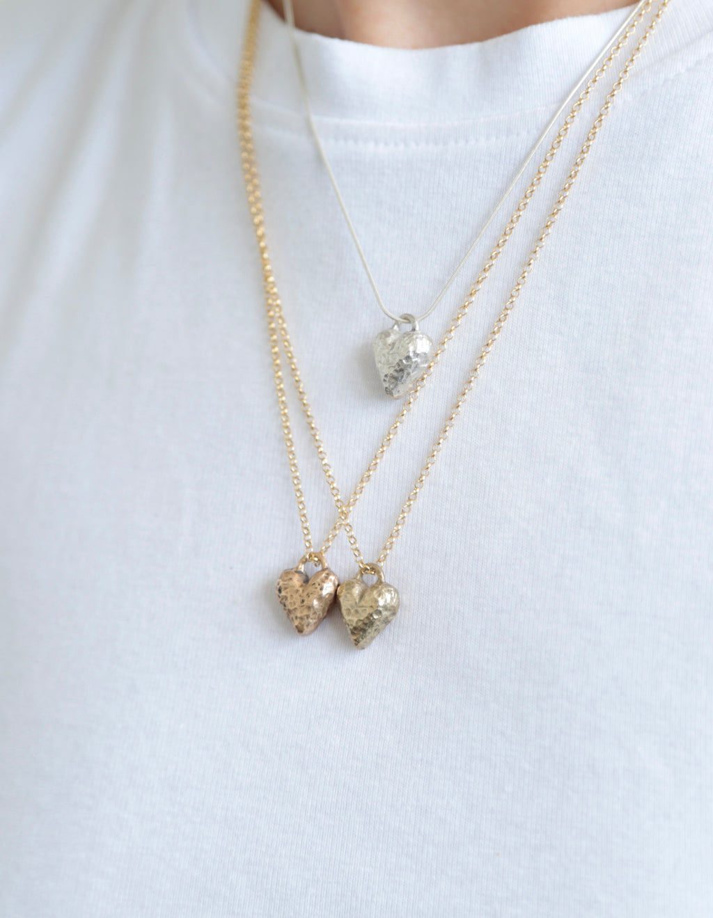Brass Heart Necklace