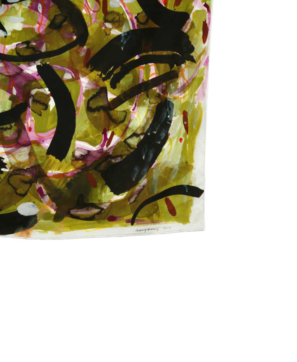 'Groundless 1' Silk Scarf