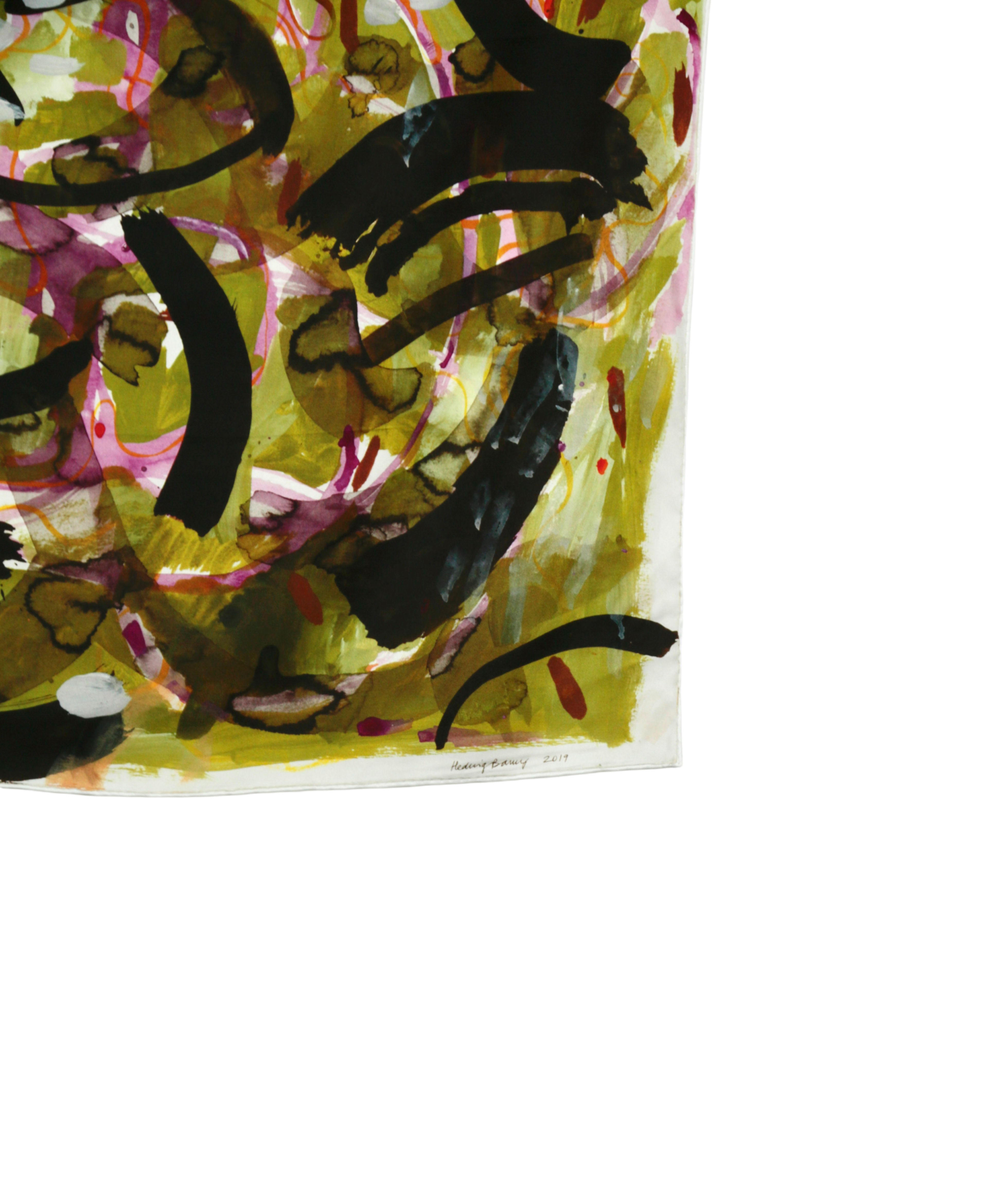 'Groundless 1' Silk Scarf