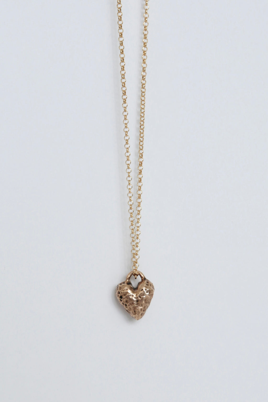 Bronze Heart Necklace