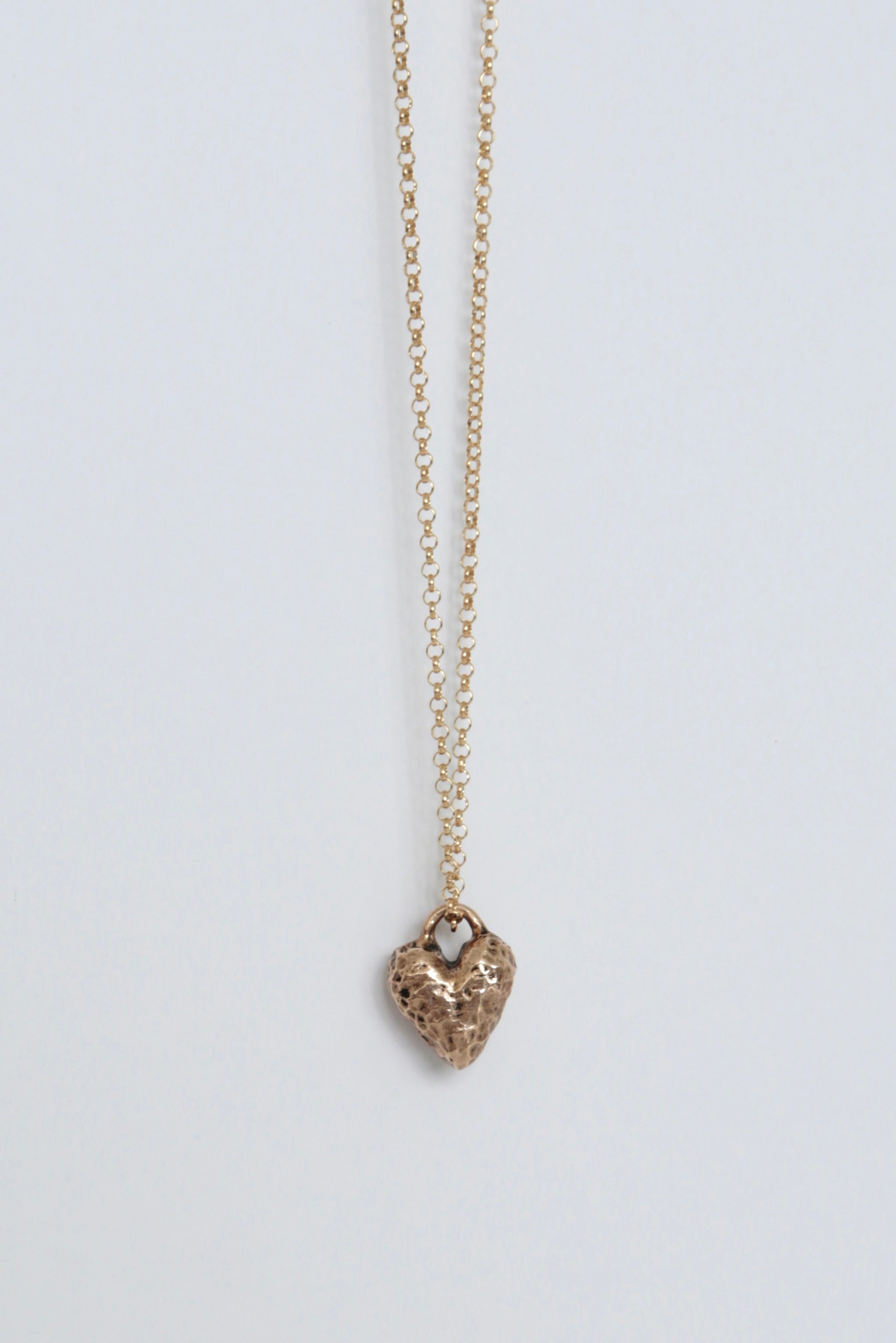 Bronze Heart Necklace