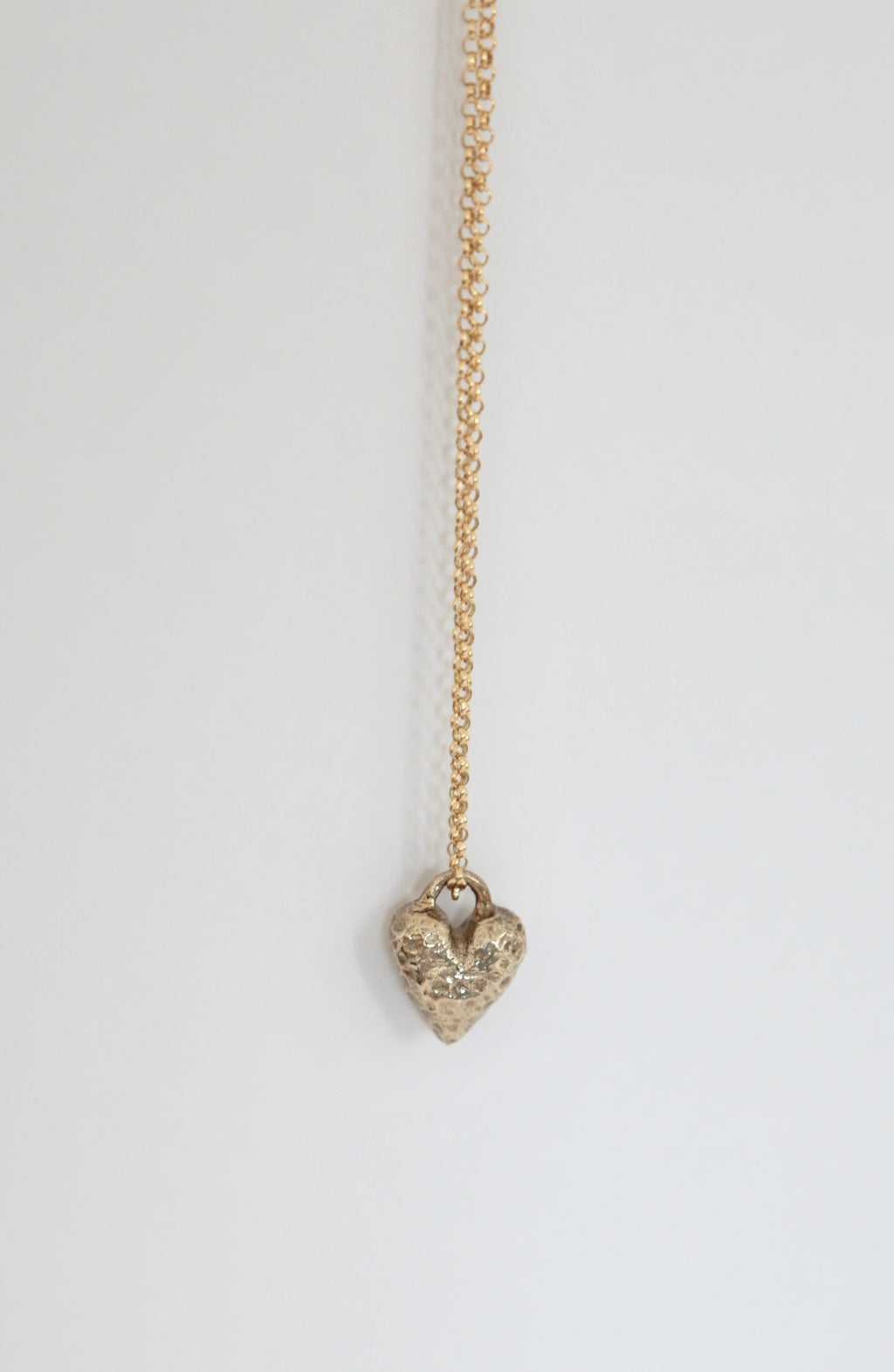 Brass Heart Necklace